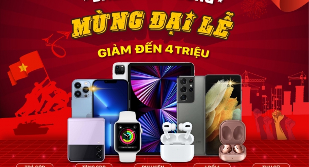 Mừng Quốc Tế Hạnh Phúc Điện thoại giảm đến 8 TRIỆU. Phụ kiện giảm đến 68%. Từ 16.03 đến 20.03, cam kết giá RẺ HƠN CÁC LOẠI RẺ