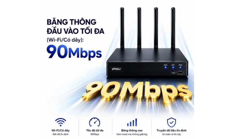 Đầu ghi Imou 18 kênh NVR-N118W-8A0E