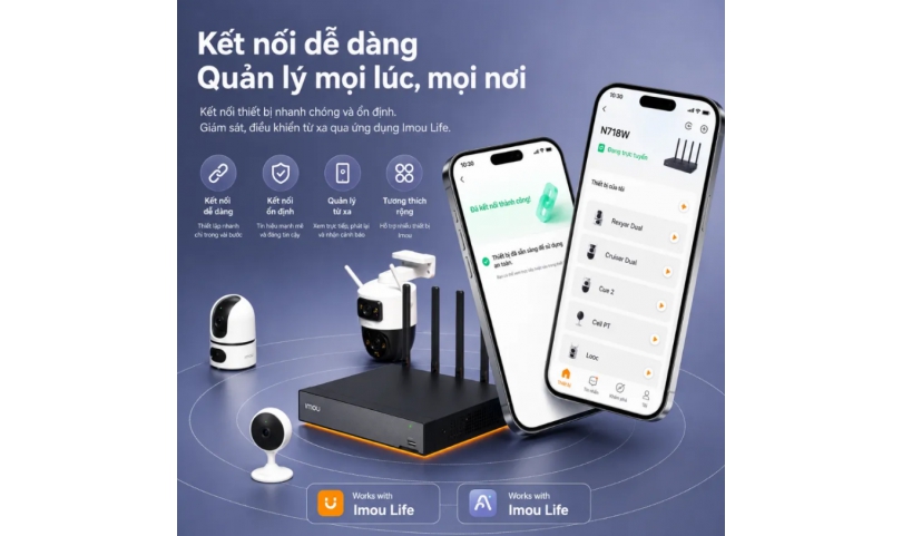 Đầu ghi Imou 18 kênh NVR-N118W-8A0E