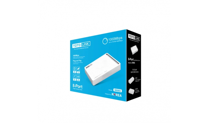 Switch Totolink S808G 8 cổng Gigabit