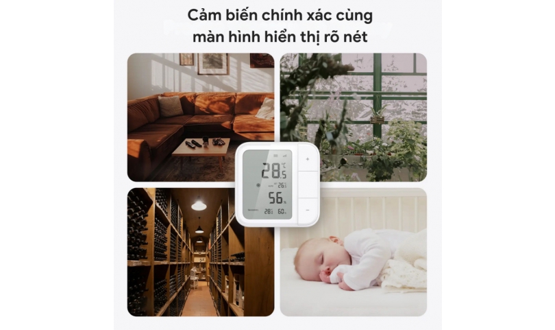 Cảm biến nhiệt độ, độ ẩm Aqara W100 TH-S04D