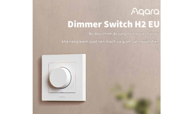 Công tắc Dimmer Aqara H2 | Gray KD-R01D