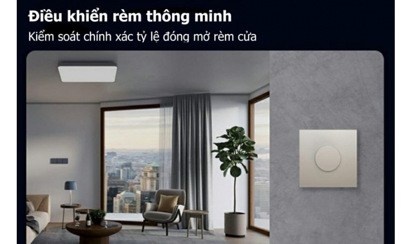 Công tắc Dimmer Aqara H2 | Gray KD-R01D