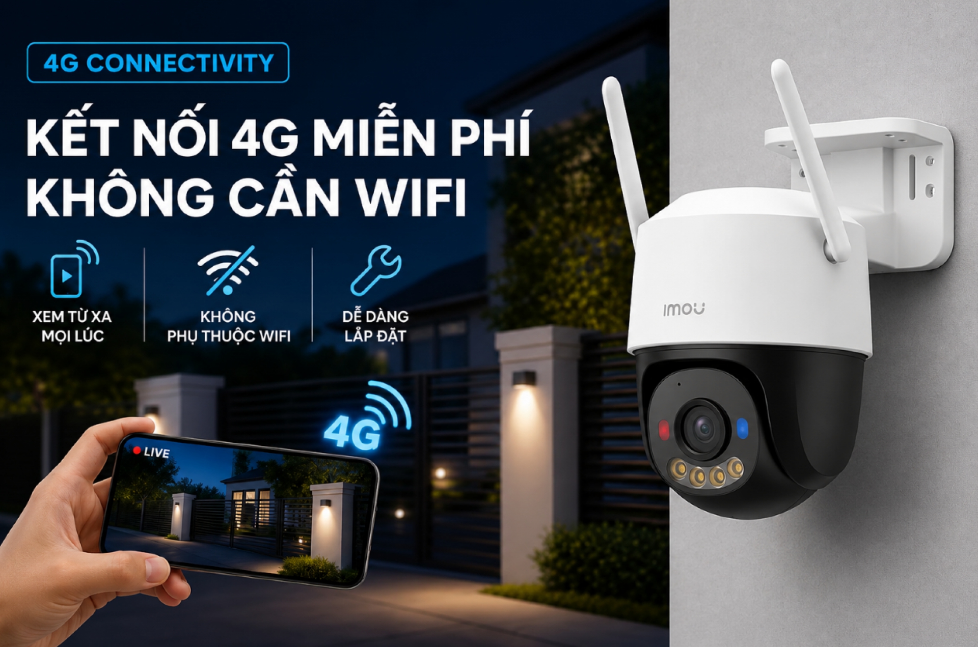 Camera Imou Cruiser SC 4G IPC-K7F-5M1T-X 5MP