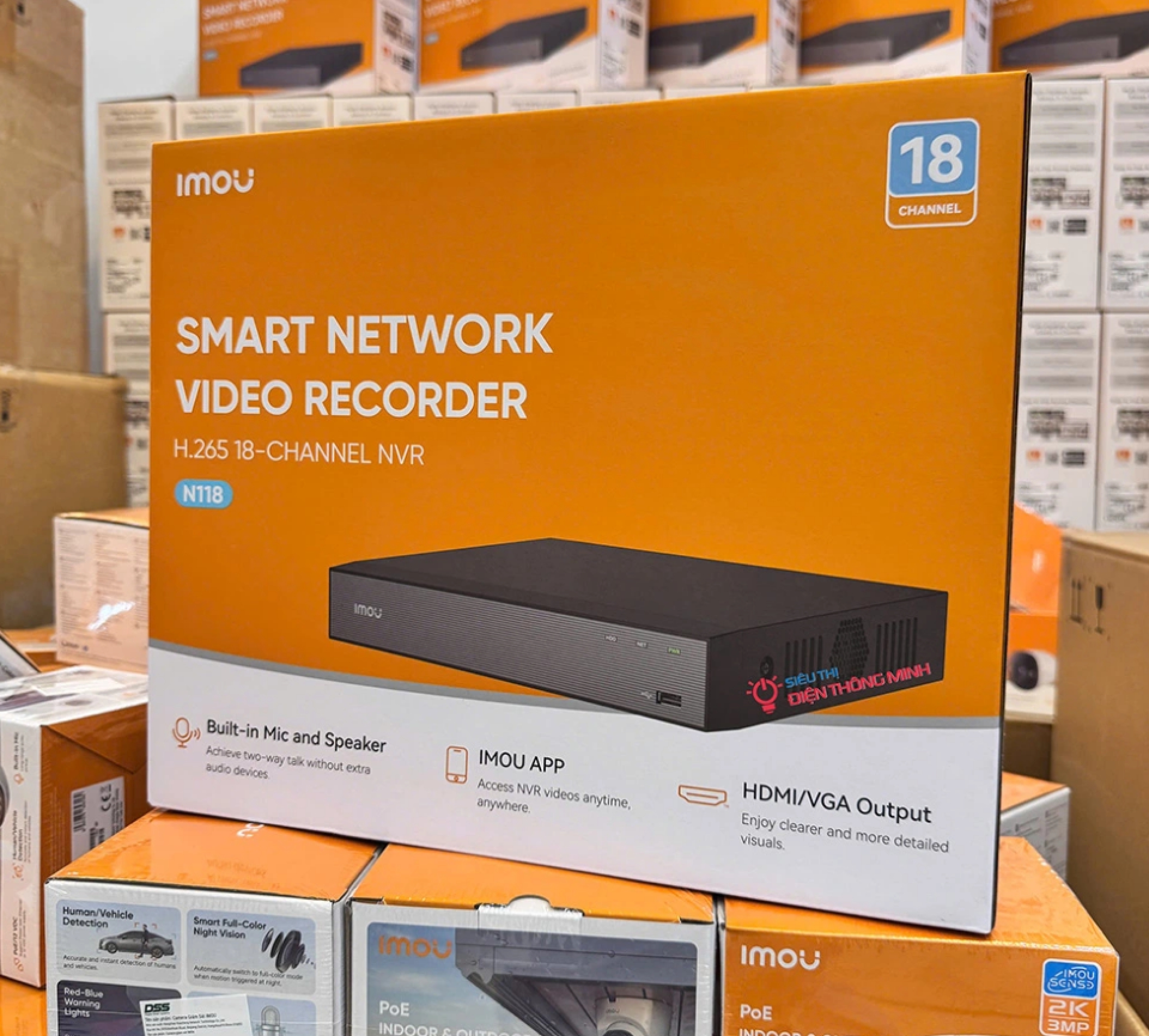 Đầu ghi Imou 18 kênh NVR-N118-8A0E