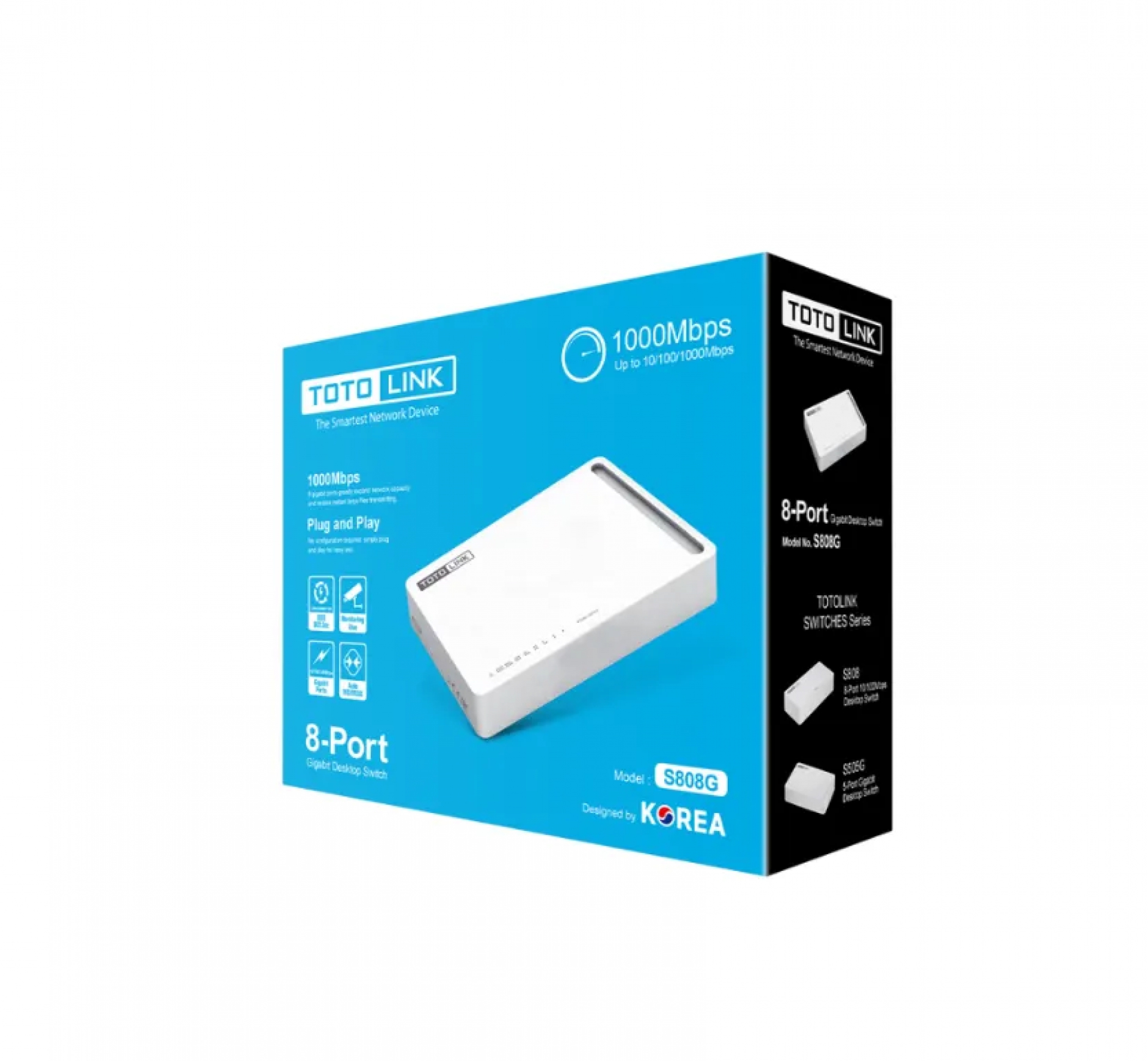 Switch Totolink S808G 8 cổng Gigabit