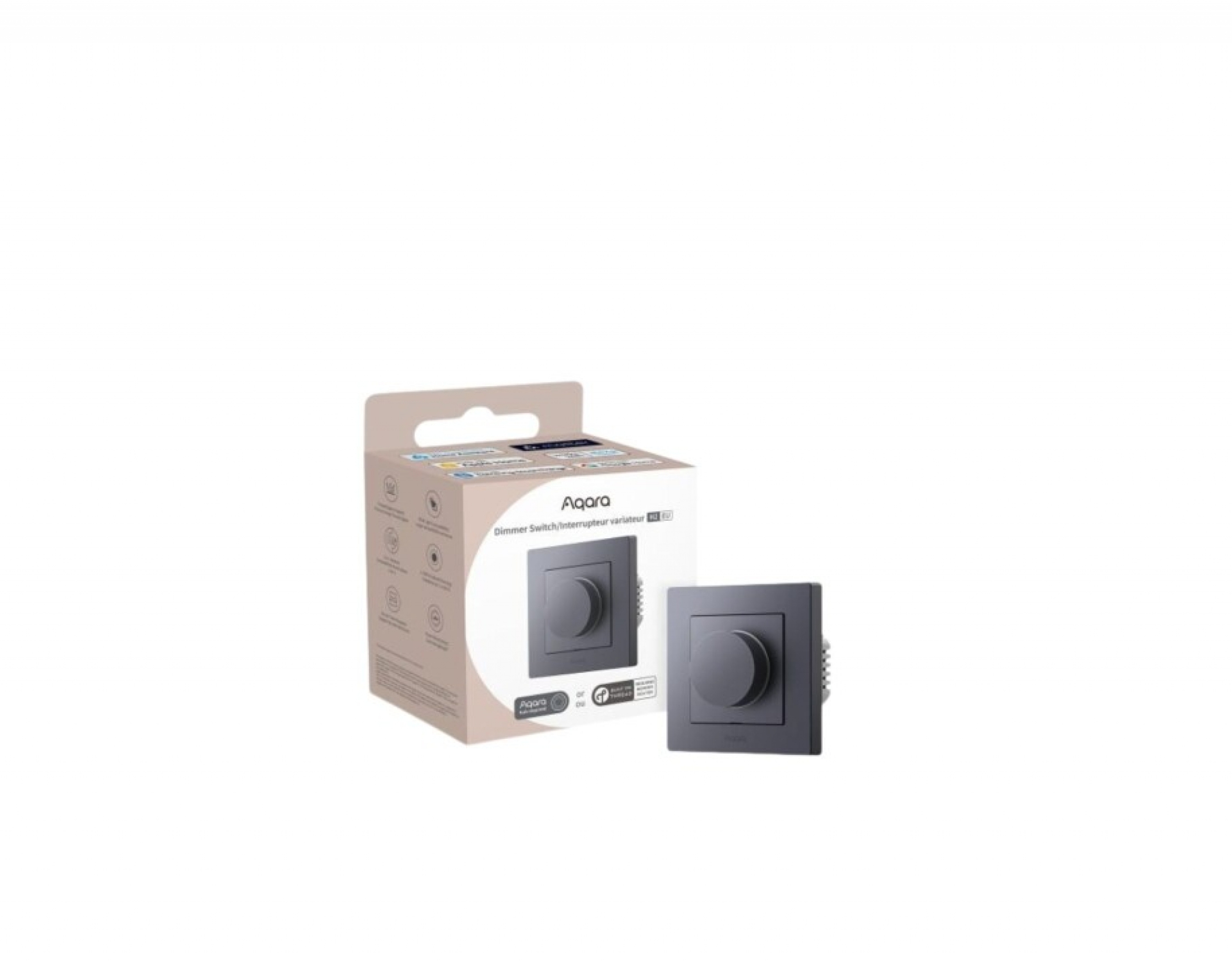 Công tắc Dimmer Aqara H2 | Gray KD-R01D